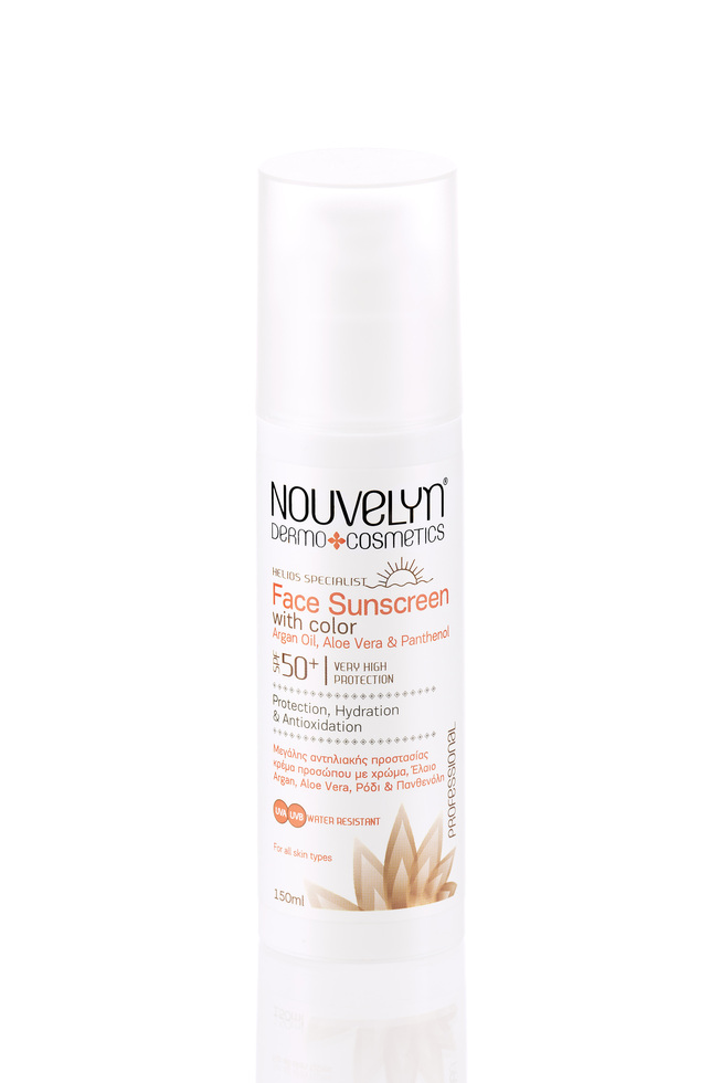 Face Sunscreen Cream Spf50+, Color