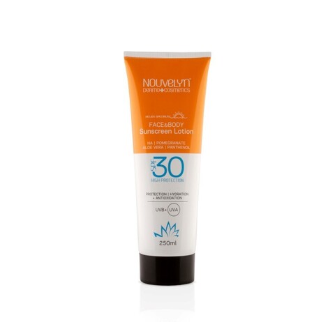 Nouvelyn Face & Body Sunscreen 30 SPF - 250ml