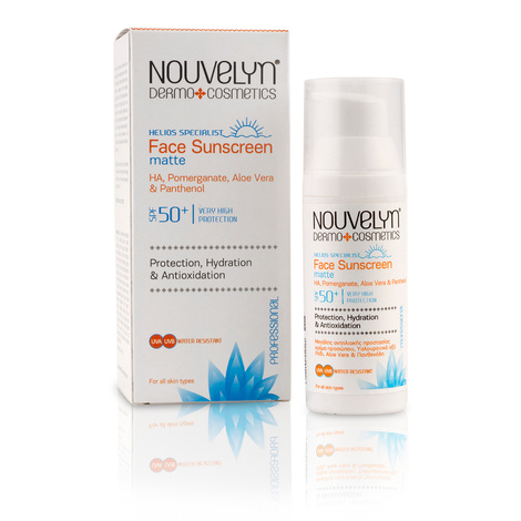 Nouvelyn Cream SPF50+ Face Sunscreen ΜΑΤΤΕ